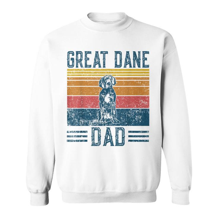 Dog Dad Vintage Great Dane Dad Sweatshirt