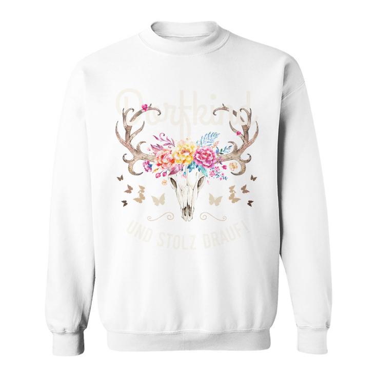 Dorfkind Und Stolz Drauf Damen Dorfkind Sweatshirt