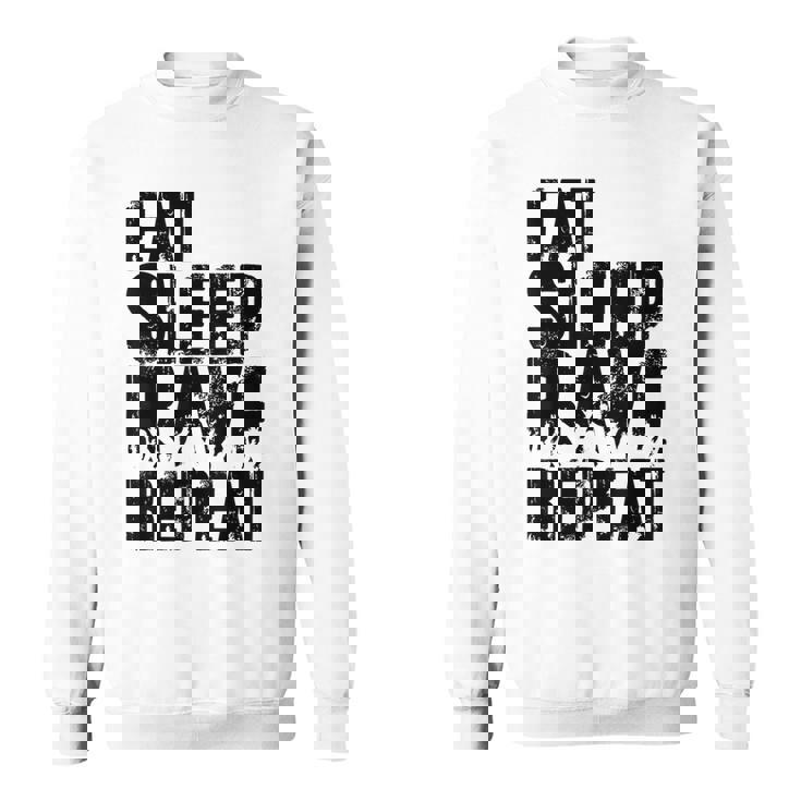 Eat Sleep Rave Repeat Divertida Para Fiesta Camisa de entrenamiento