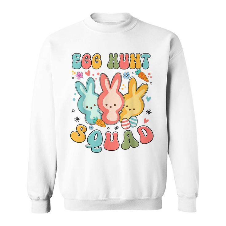 Egg Hunt Squad Hunting Season Easter Day Bunny Sweatshirt