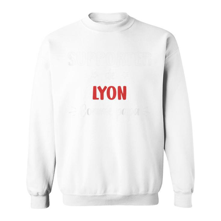 Sweat à Capuche Supporter Lyon OL - Pour Homme Et Enfant - Design Joueur Et Stade - Cadeau Fan Football - 241 G - 3