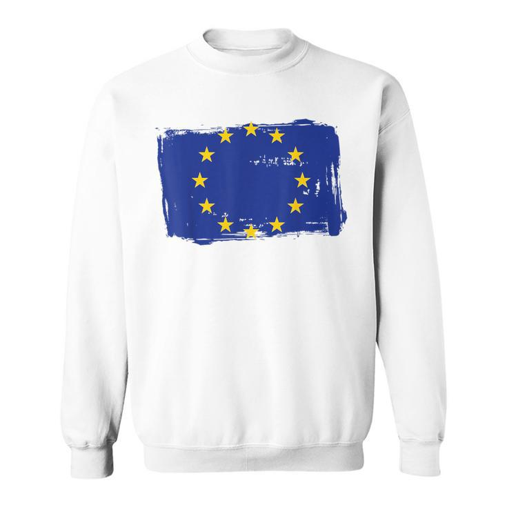 Eu Vintage Flag Europe European Union Sweatshirt