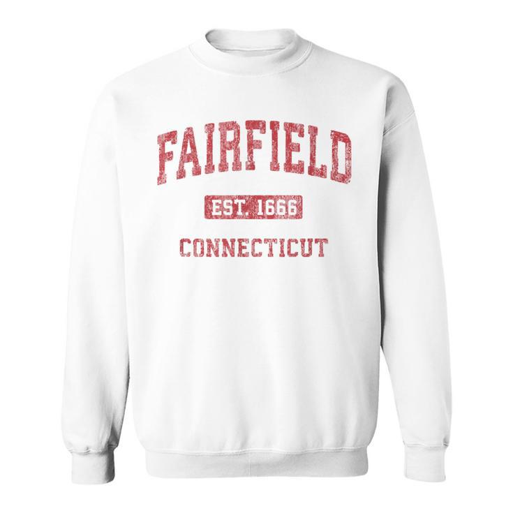 Fairfield Connecticut Ct Vintage Athletic Sports Sweatshirt