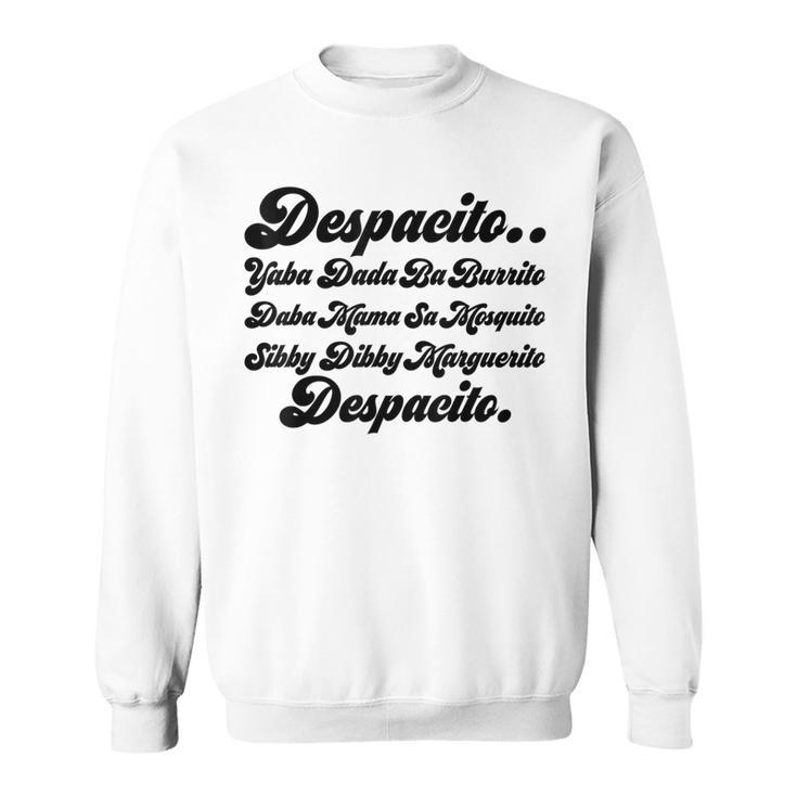 Fake Song Lyrics Pop Culture Reference Sweatshirt