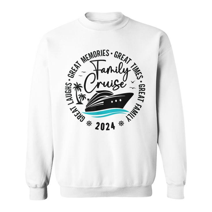 Family Cruise Mode Squad 2024 Family Great Memories Sweatshirt