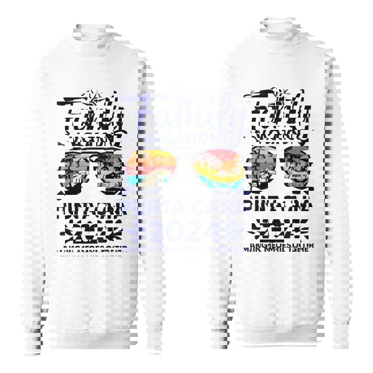 Family Vacation Punta Cana 2024 Matching Family Group Summer Sweatshirt