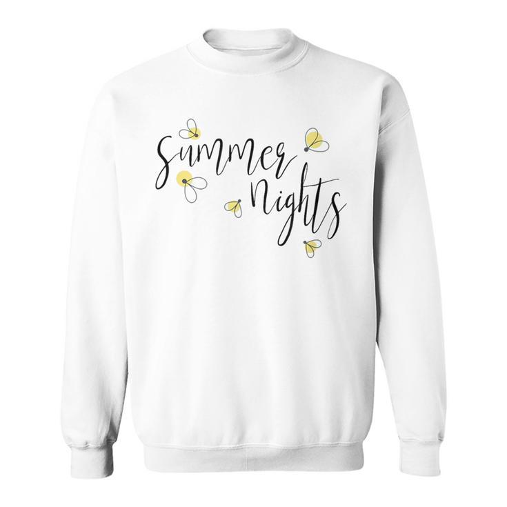 Fireflies Lightning Bugs Cute Summer Nights Sweatshirt