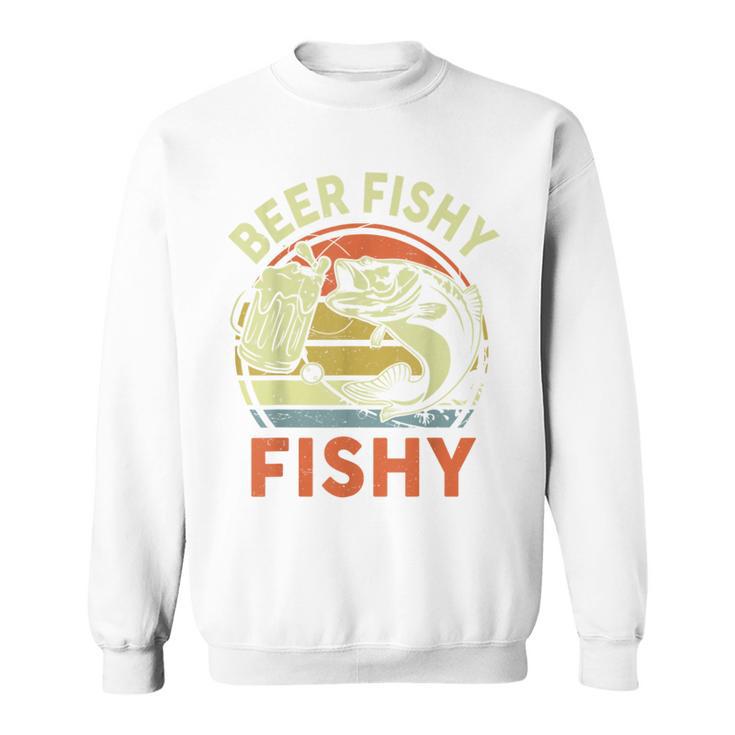 Fishing Beer Fishy Bass Fish Fisherman Dad Hooker Sweatshirt