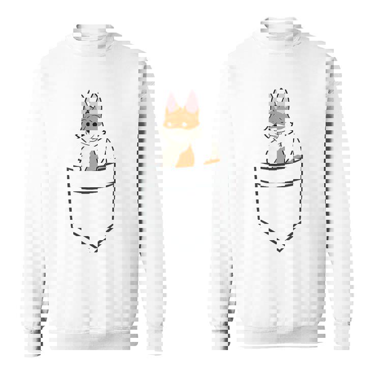 Fox In The Pocket Cute Baby Pocket Fox Sweatshirt