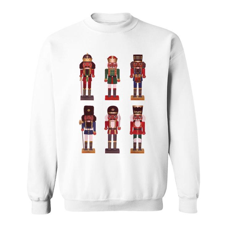 African American Nutcracker Christmas Ballet Dancer Sweatshirt