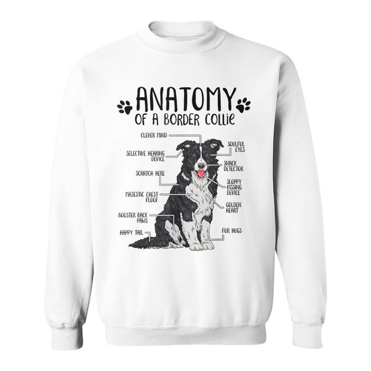 Border Collie Dog Holder Anatomy Dog Sweatshirt