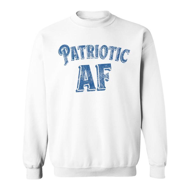 Retro Patriotic Af Sweatshirt