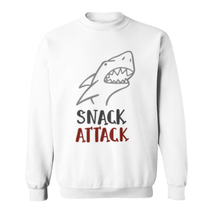 Shark Lovers Snack Attack Great 4 All Sweatshirt