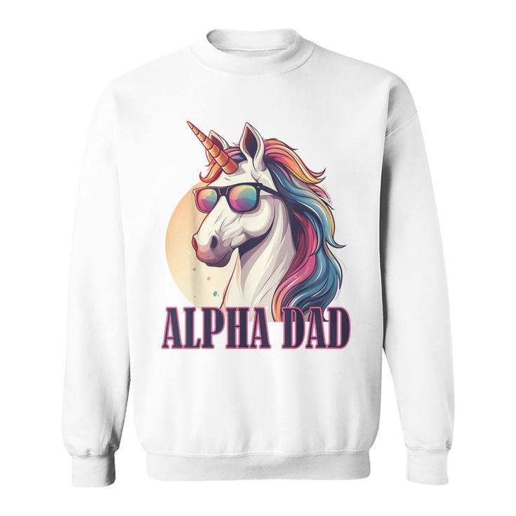 Unicorn Dad Laufey Father's Day Christmas Husband Sweatshirt