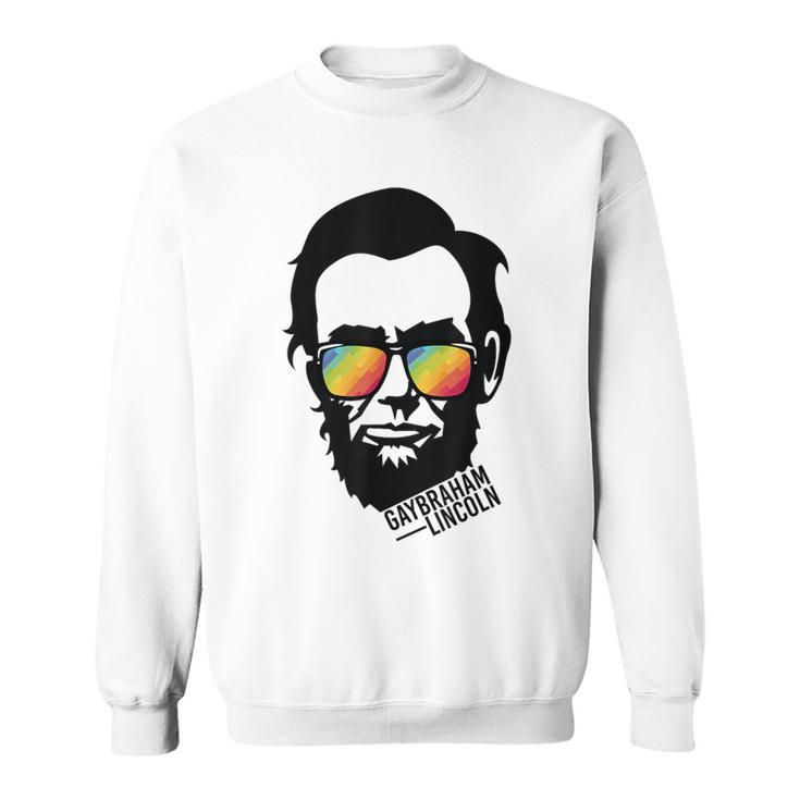 Gaybraham Lincoln American Lgbtq Gay Pride Sweatshirt