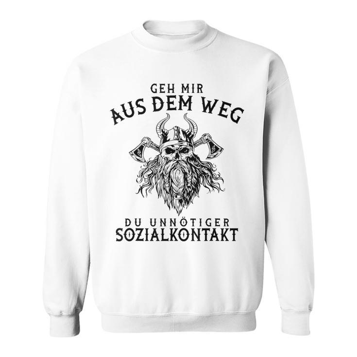 Geh Mir Aus Dem Weg Sweatshirt für Herren, Witziges Textdesign