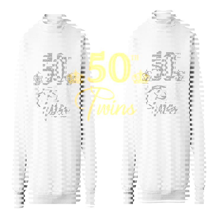 Gemelos De 50 Cumpleaños 50 Años Hermano Y Hermana Gemelos Sin Mangas Camisa de entrenamiento