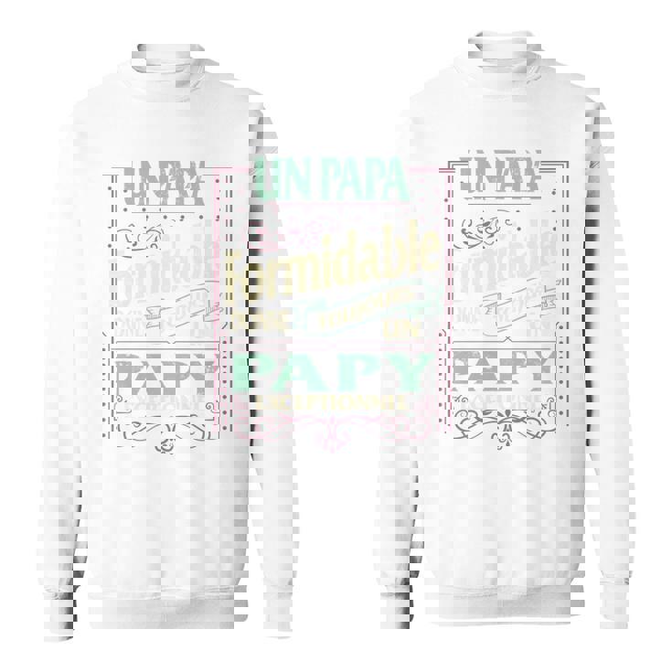 Grandpere Papa Formidable Papy Fete Des Pères Pere Manche Longue Sweater e