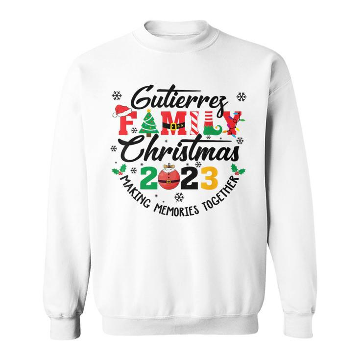 Gutierrez Family Name Christmas Matching Surname Xmas Sweatshirt