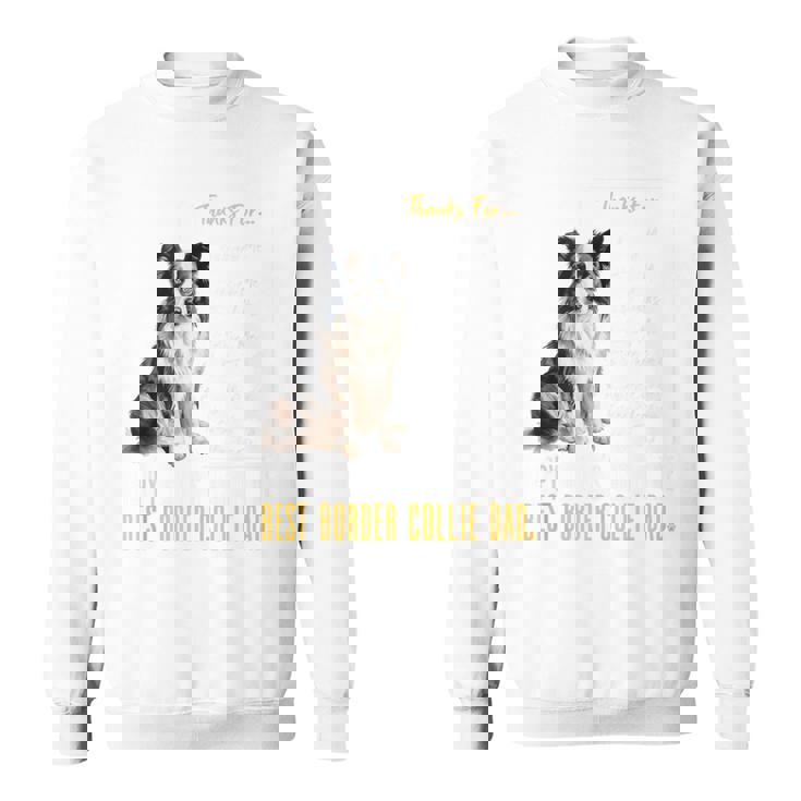 スウェット・トレーナー COVERNAT Border Collie Photo Man to Man Oatmeal Border Collie Shirt, Women Men, Funny Dog Lover Gift, Cute