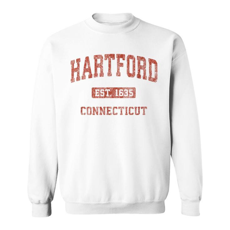 Hartford Connecticut Ct Vintage Athletic Sports Sweatshirt