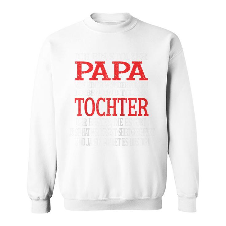 Herren Ich Bin Stolzer Papa Einer Wundervollen Tochter -Atertag Raglan Sweatshirt