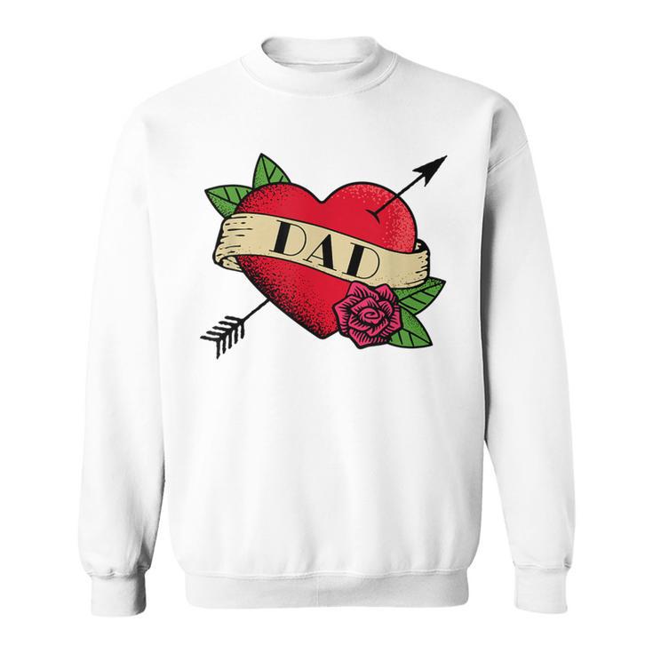 Herz Papa Tattoo Sweatshirt