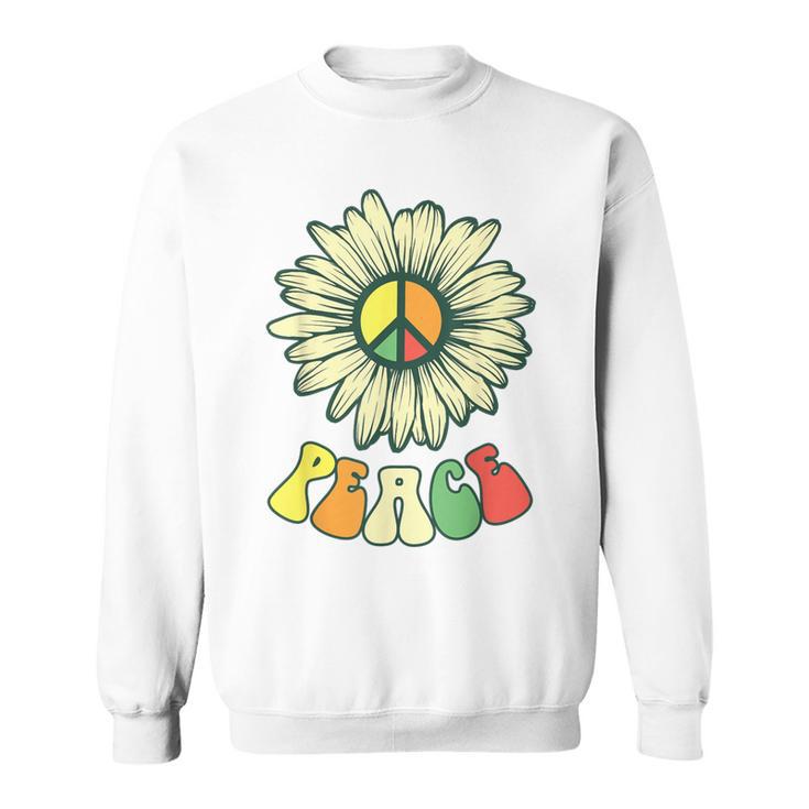 Hippie Hippies Peace Vintage Retro Costume Hippy Sweatshirt