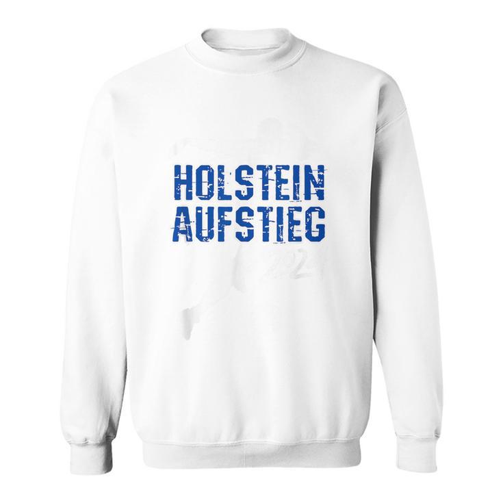 Holstein Football Kicken Fan Kiel Stadium Blue Gray Sweatshirt