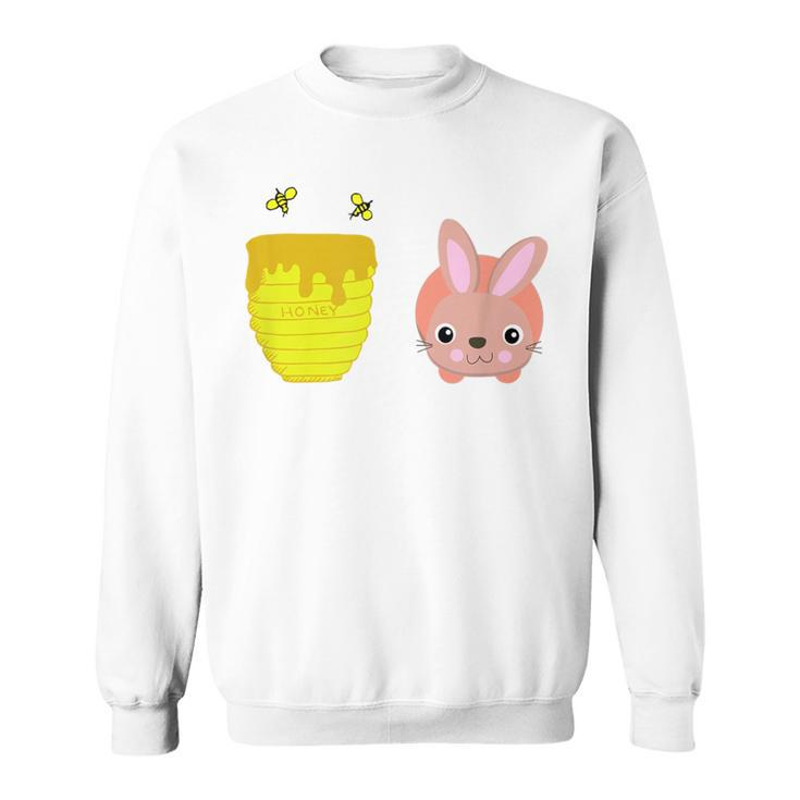 Honey Bunny Cute Graphic Animal Lovers Sweatshirt