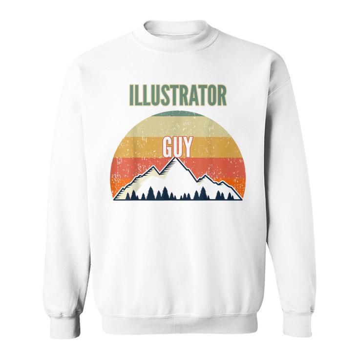 Illustrator For Men Illustrator Guy Sweatshirt