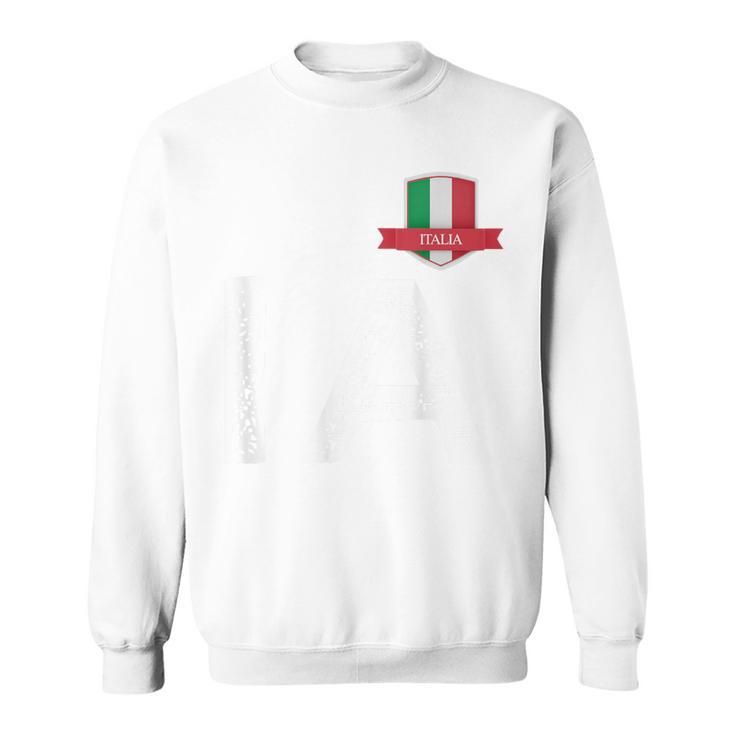 Italienische Flagge Buchstabe I Und A Italien Italia Rot Sweatshirt