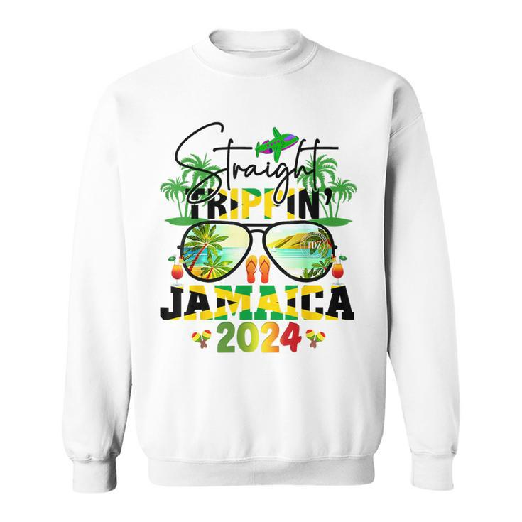 Jamaica 2024 Here We Come Matching Family Vacation Trip Sweatshirt