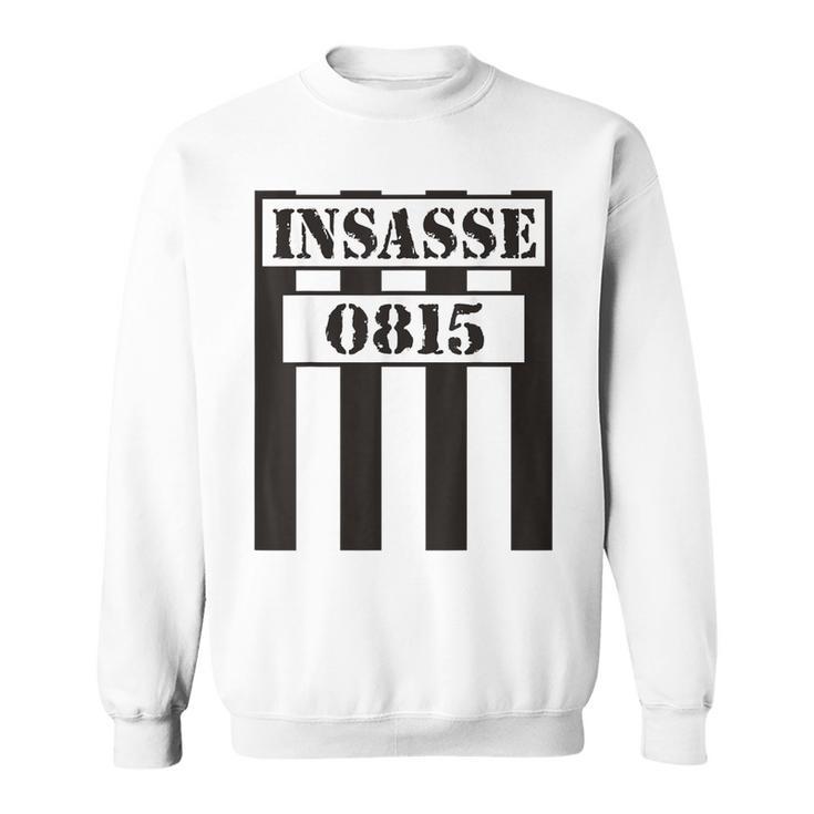 Kast Gefängnis Insasse Sträfling Insasse Fancy Dress Sweatshirt