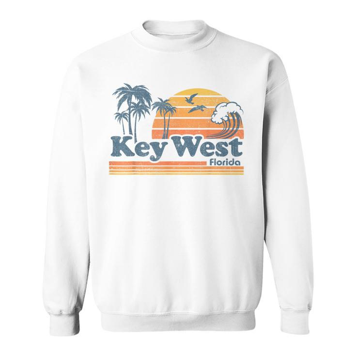 Key West Florida Beach Vintage Spring Break Vacation Retro Sweatshirt