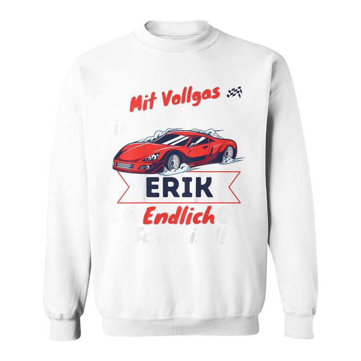 Kinder Endlich Schulkind Erik Personalised First Day Of School 2024 Sweatshirt