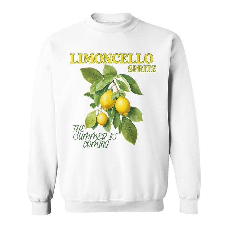 Limoncello Spritz X Lemons Liqueur Lemon Liqueur Lemon Fun Sweatshirt