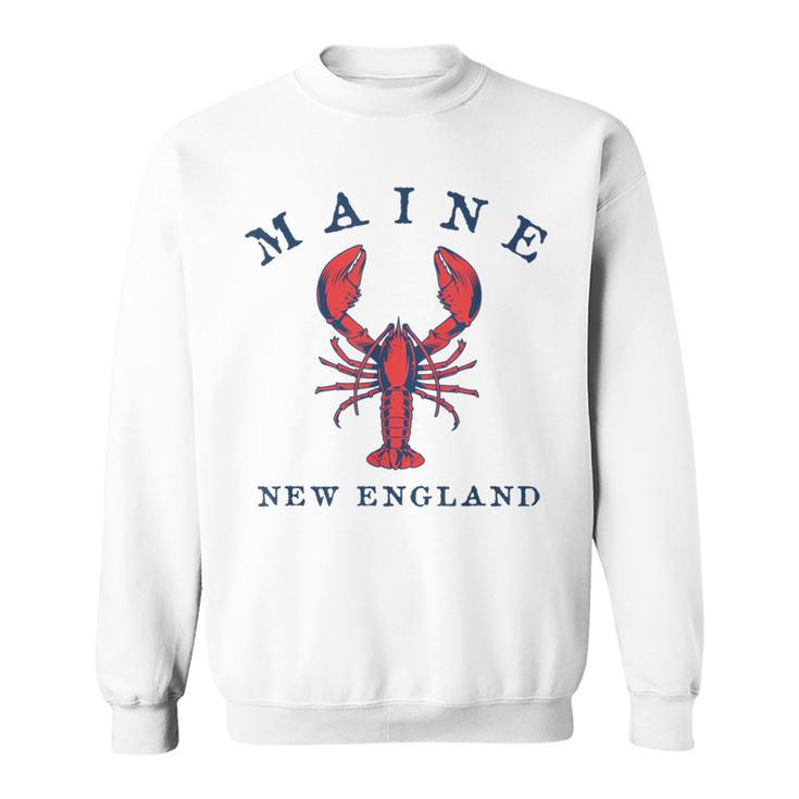 Maine Lobster Graphic Sweatshirt