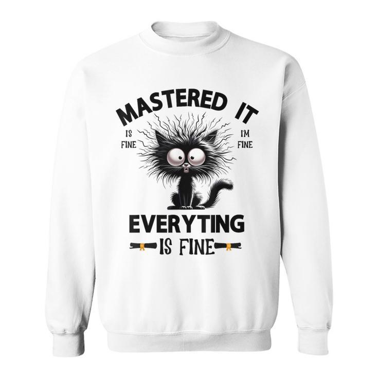 Masters Mastered It Graduate Master Degree Graduation Sweatshirt