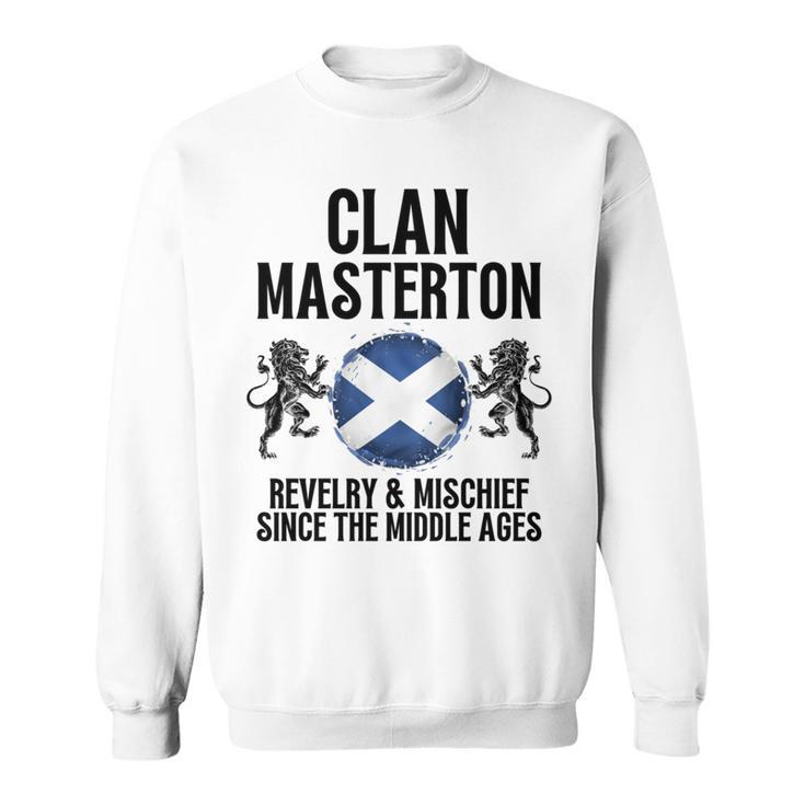 Masterton Clan Scottish Family Name Scotland Heraldry Sweatshirt