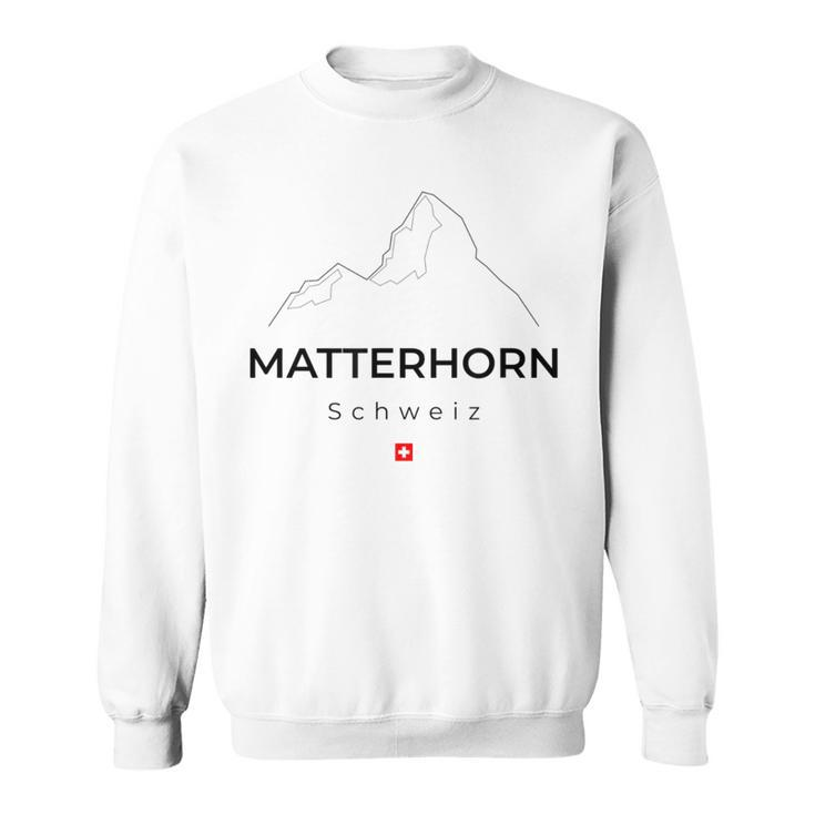 Matterhorn Switzerland Mountaineering Hiking Climbing Sweatshirt