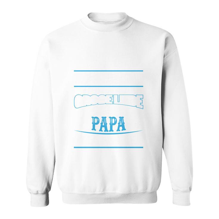 Meine Frau Bis Mich Jemand Papa Nannteatertag Spruchater Sweatshirt