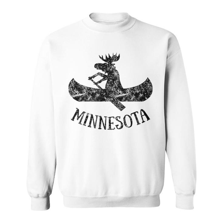 Minnesota Moose  Moose Canoe Sweatshirt