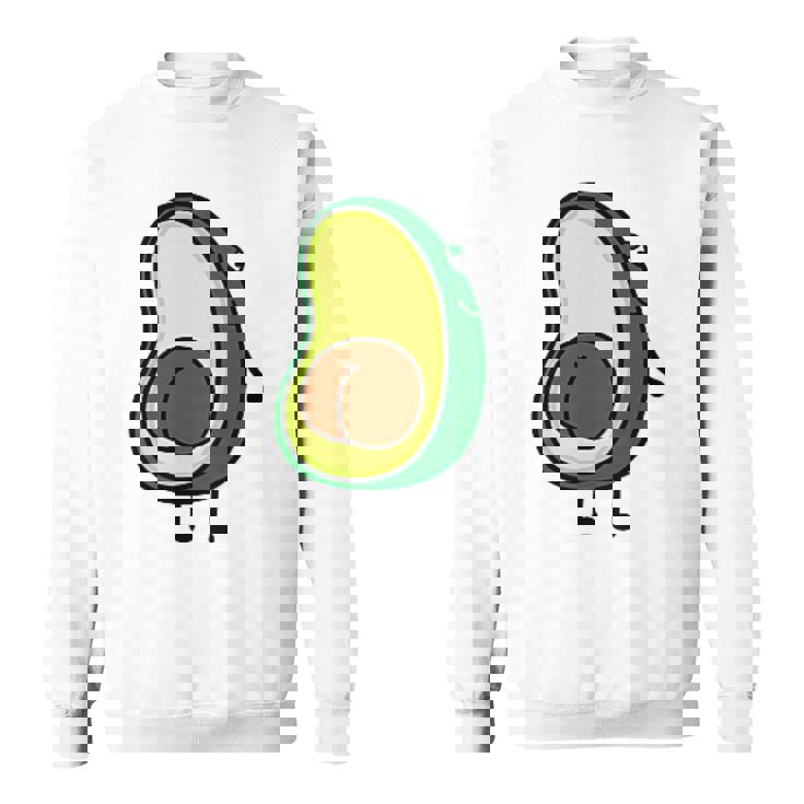 Motif Avocat Fruits Et Légumes Dessin Animé Amusant Kawaii Sweater e