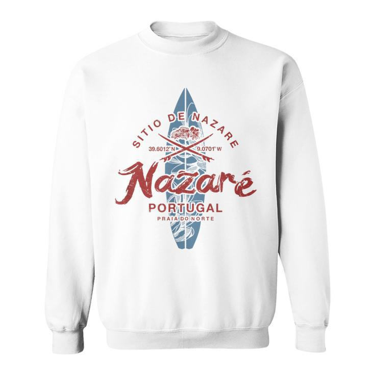 Nazare Portugal Surfing Vintage Sweatshirt