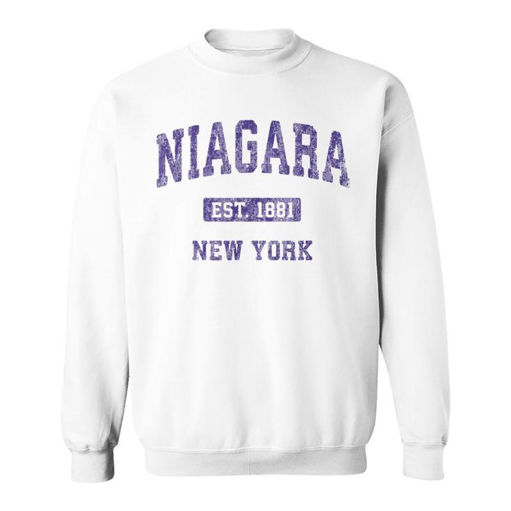 Niagara New York Ny Vintage Athletic Sports Sweatshirt