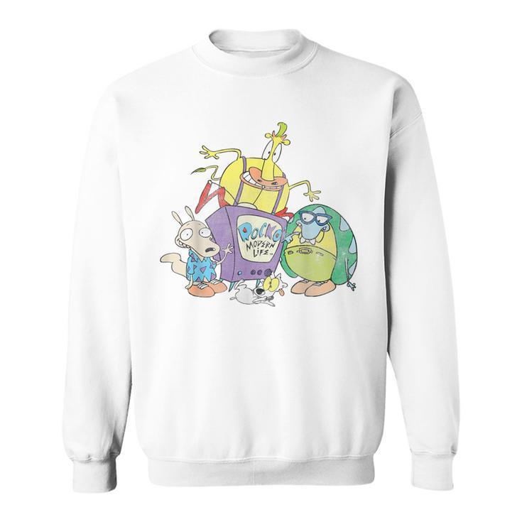 Nickelodeon Rocko's Modern Life Character Group Sweatshirt