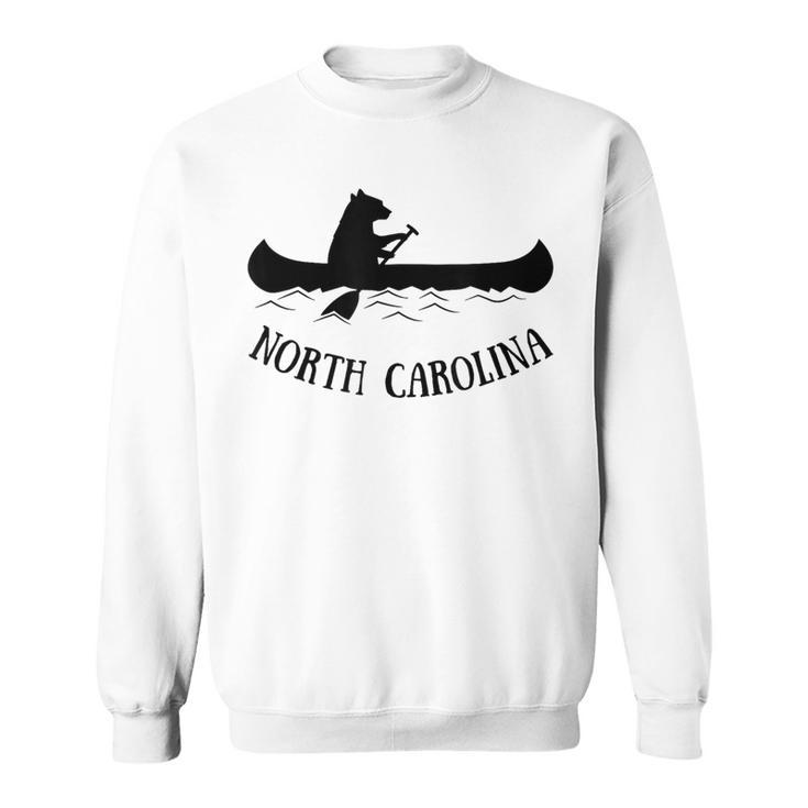 North Carolina Nc Bear Canoe Sweatshirt