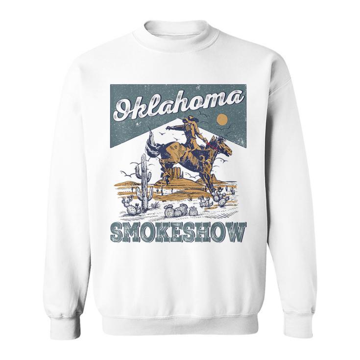 Oklahoma Smokeshow Western Oklahoma Smokeshow Rodeo Sweatshirt