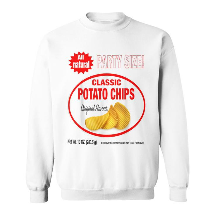 Original Flavor Classic Bag Of Potato Chips Costume Sweatshirt